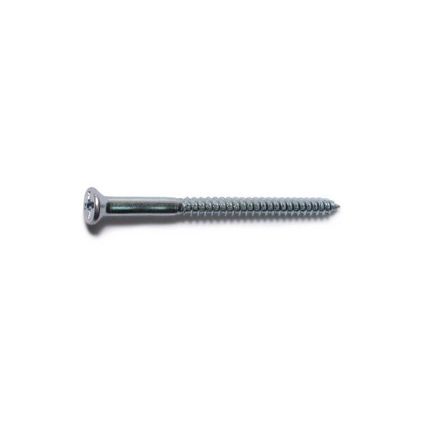 Midwest Fastener Wood Screw, #8, 2-1/2 in, Zinc Plated Steel Flat Head Phillips Drive, 100 PK 02562 - main